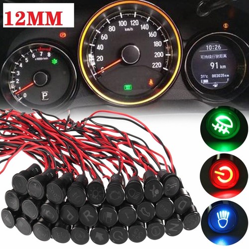 12mm led dash panel warning - dash,