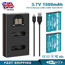 2pcs Battery+Charger For