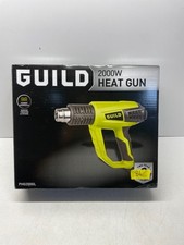 Guild Heat Gun 2000W 3 Temperature Settings Tool Work Attachments #109