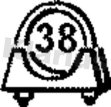 KLARIUS 38mm Exhaust Clamp