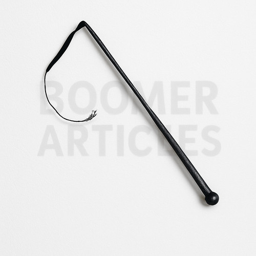 Equestrian leather fiber stick - leather,