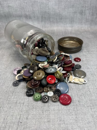 Vintage button collection - vintage,
