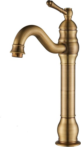 Antique brass bathroom sink - bathroom,
