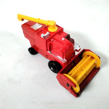 Matchbox Combine Harvester 1977 No 51 Diecast Toy Red Good Condition