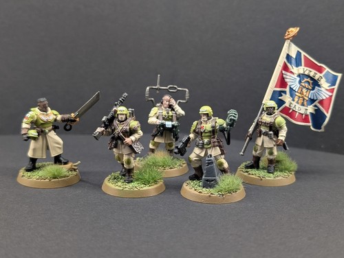 Cadian command squad imperial - command,