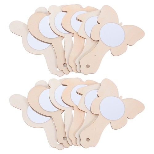 12pcs diy wooden handheld - 12pcs,