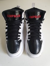 NIKE AIR JORDAN ACCESS UK 10.5 EU 28 WHITE BLACK BOYS GIRLS KIDS TRAINERS AV7942