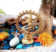 4" Exquisite Brass Dancing