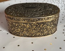 Silver/gold Plated Oval