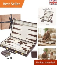 15" Travel-Ready Backgammon