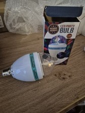 Rotating Disco Bulb 1.5W Bayonet Cap Multi Coloured LED Party