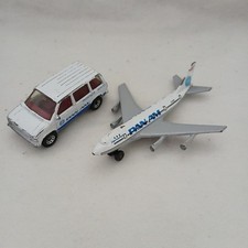 Pan AM Matchbox Diecast Toys - 1984 Dodge Caravan 1973 Boeing 747