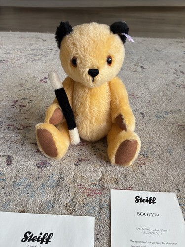 Steiff sooty bear mohair teddy - sooty,