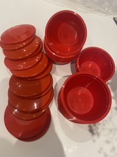 16 X 4oz Christmas Pudding Bowls And Lids / Basins *** CHEAPEST ON EBAY ***