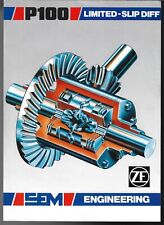 Ford P100 SEM Limited-Slip Diff 1986-87 UK Market Single Sheet Brochure Cortina