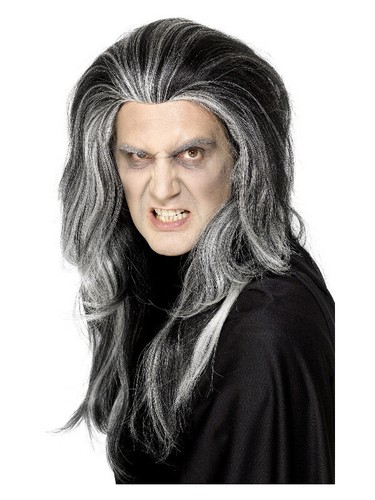 Gothic vampire wig - wig,, black