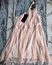 BNWT One Shoulder Mini Beaded