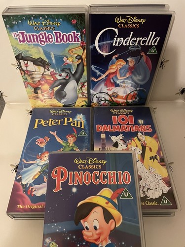 Disney vhs tape bundle - x,