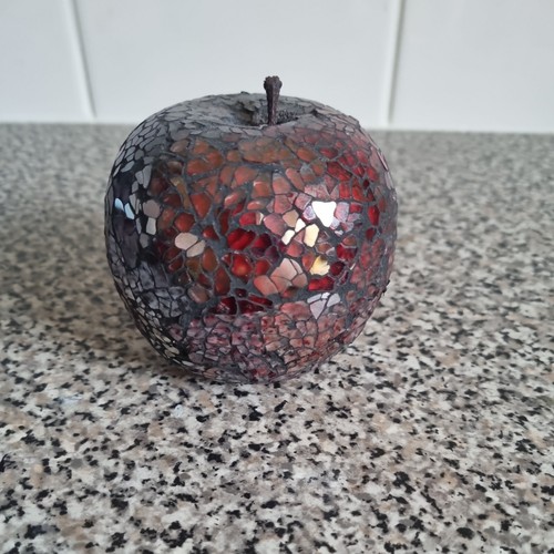 Mosaic glass apple - apple, decor