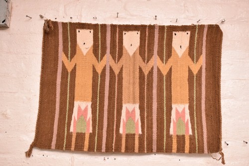 Antique navajo rug - antique, native