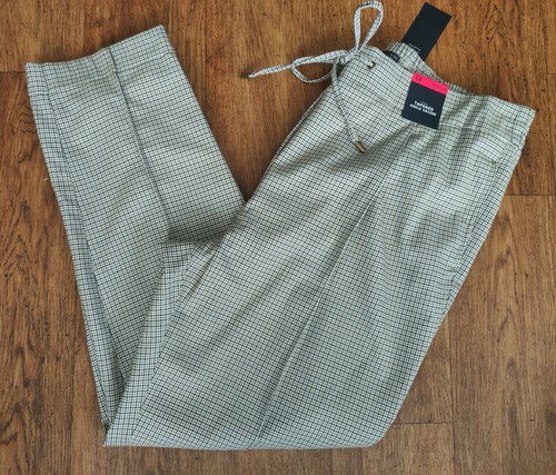 Checked tapered ankle - checked,