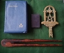 Collection Of Old Masonic Items.