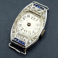18ct Gold Watch 20 Diamonds &
