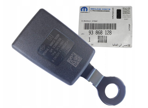 Rear seat belt buckle for - belt,