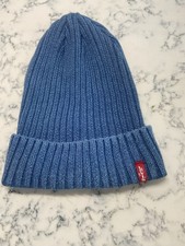 Levi’s Indigo Ribbed Beanie