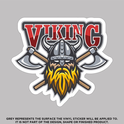 Viking with axe - with,