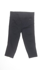 USA Pro Women's Black Capri Leggings Size 14 Slim Fit Activewear