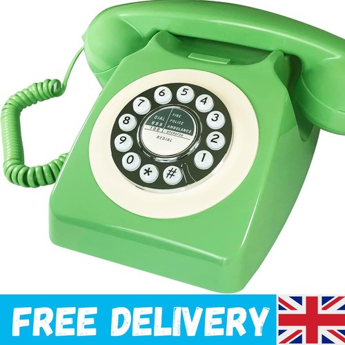 Corded retro phone vintage - retro,