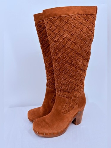 Ugg tall woven suede boots - tall,