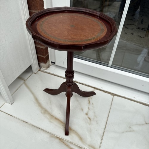 Vintage brown table side - vintage,