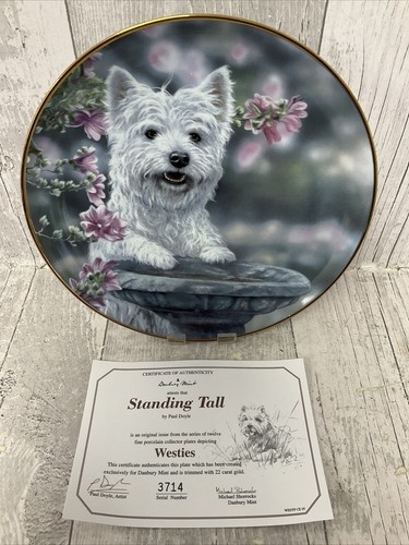 Westie collectors plate - westie,