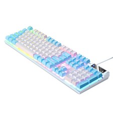 UK RGB Led Gaming Keyboard 104 Keys USB Wired For PC Laptop PS4 Xbox
