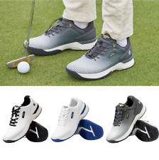 FitVille Men's Golf Shoes Waterproof Outdoor Spiked Trainers Wide Fit Sneakers