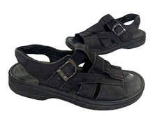 Mens SCHOLL Black Leather