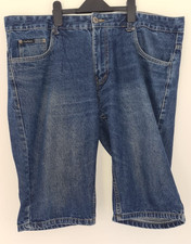 Men's Pierre Cardin 3/4 Length  Blue Denim Jeans W38 L13
