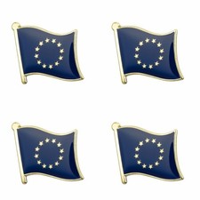 4 pcs - EU EUROPEAN UNION Flag