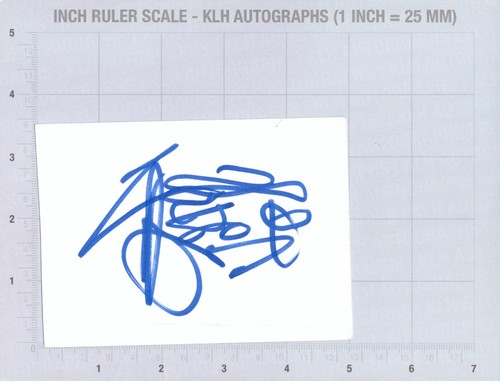Goldie hand signed white card - goldie,