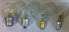 25w 40w 60w Clear Golf Round Globe Light Bulb Lamp BC ES SBC SES  4 or 10 Bulbs