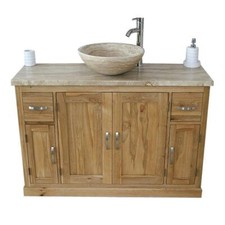 Oak Bathroom Single Vanity