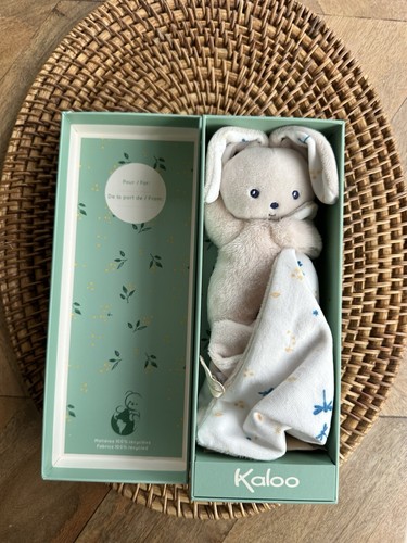Kaloo blue bunny comforter - bunny,