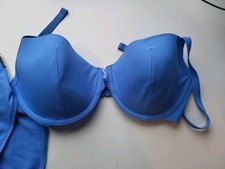 Halterneck Blue Bikini