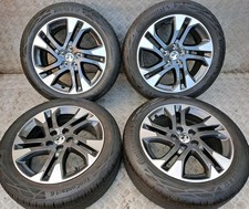 17"VAUXHALL COMBO (2018-25) GENUINE DIAMOND CUT ALLOY WHEELS WITH TYRES