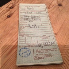 Massey Ferguson Tractor Logbook/ Registration Book/ Memorabilia