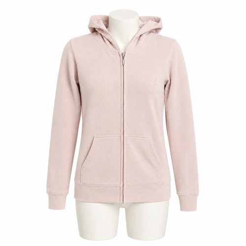 Kangol womens pink ribbed - pink, zip