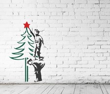 Reusable Banksy Christmas Tree