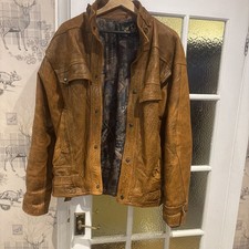 Men’s Soft Tan Leather Jacket